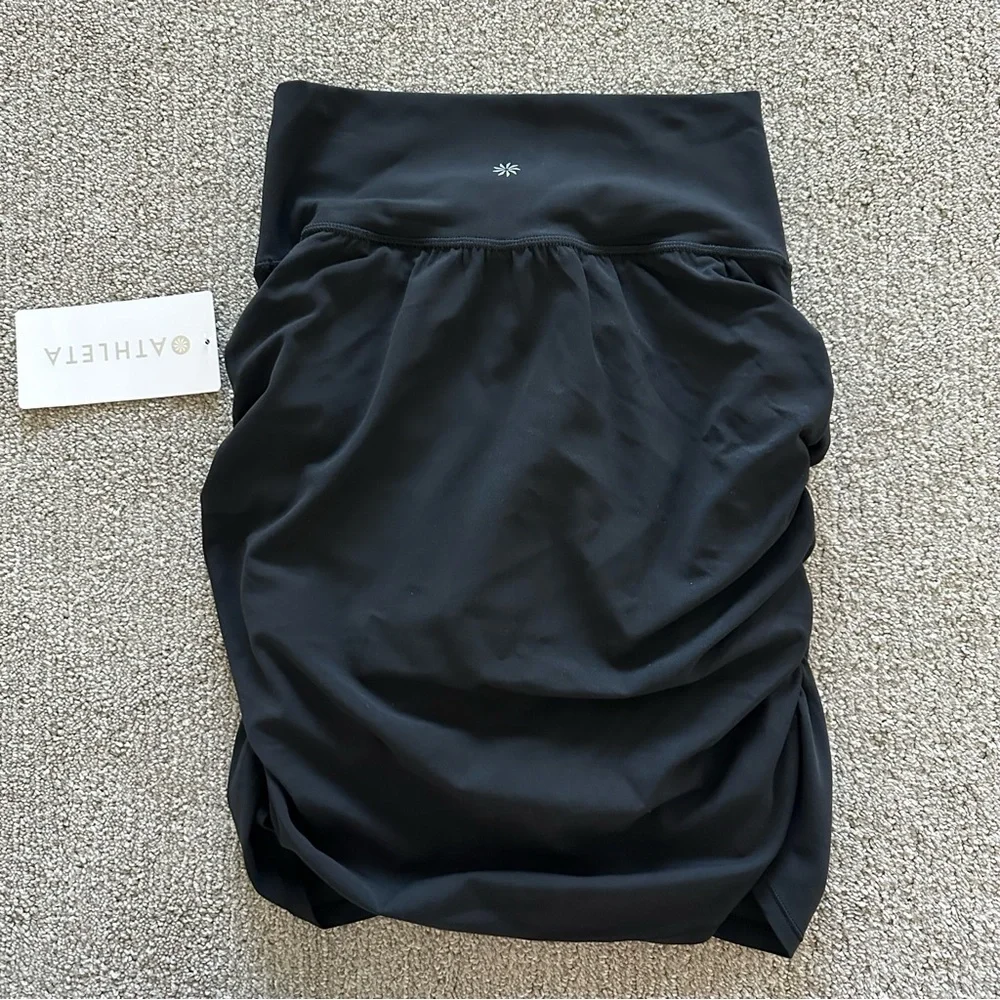 Athleta Transcend Skort – Size Small Black NWT Quick Drying + VitaFree Fabric‎